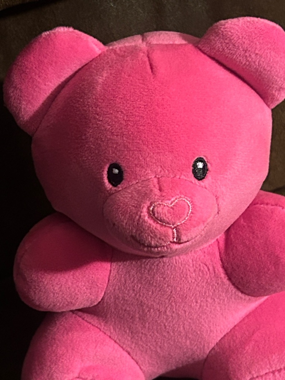 Gummy Bear Brand Plush Pink Teddy Bear Decorative Accent